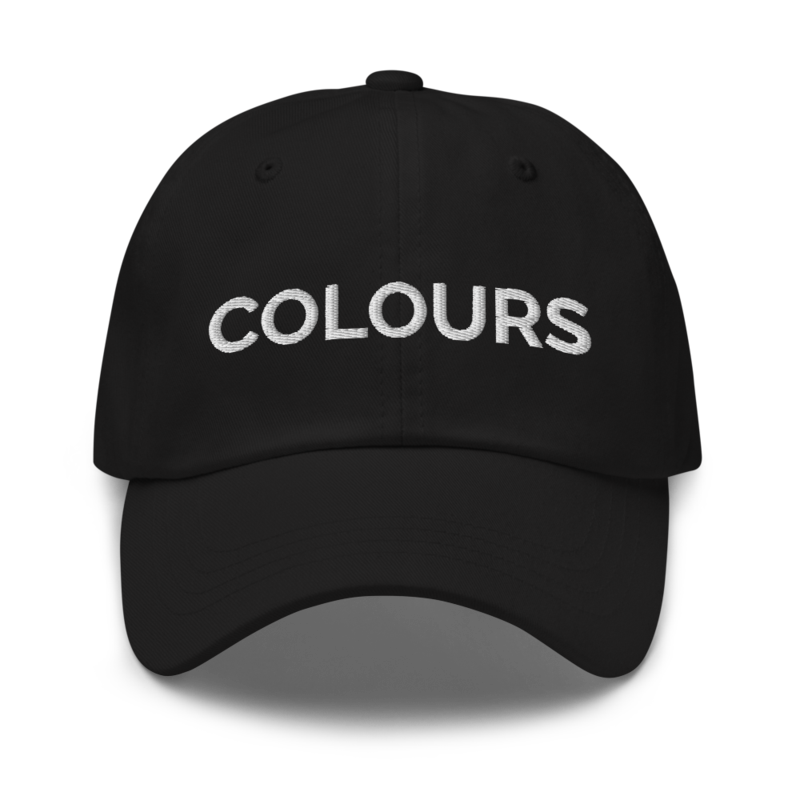 Colours Hat - Black