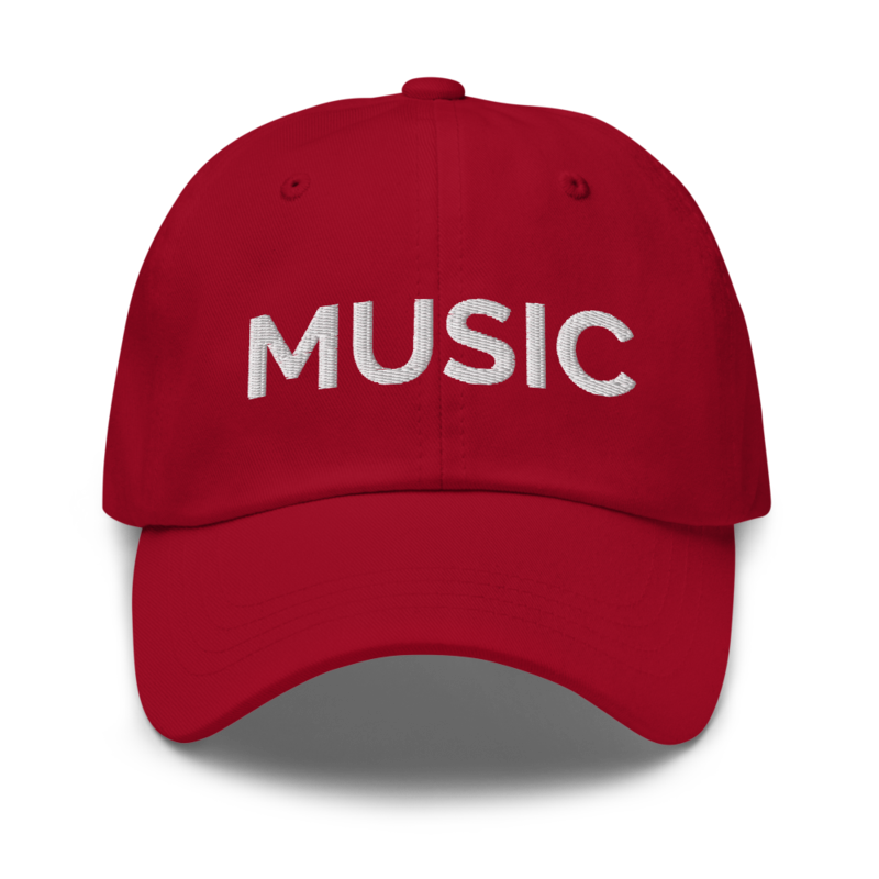 Music Hat - Cranberry