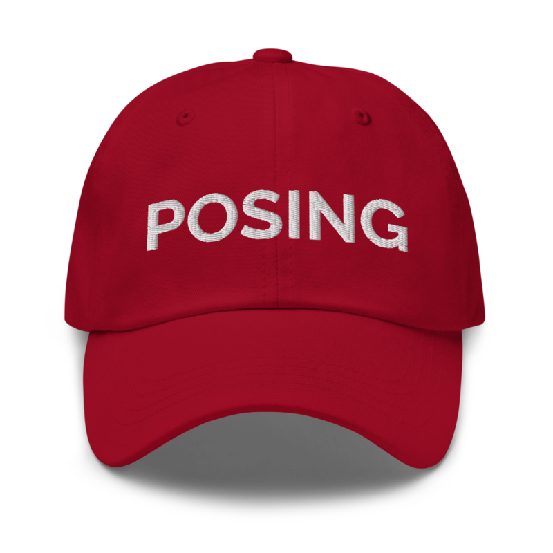 Posing Hat - Cranberry