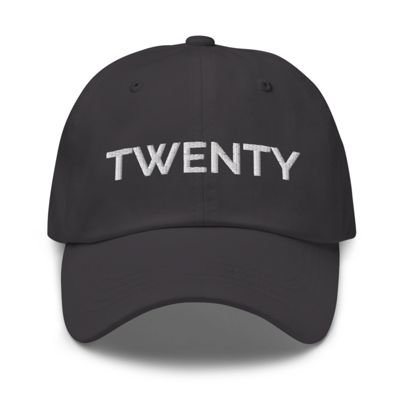 Twenty Hat - Dark Grey