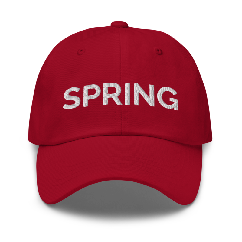 Spring Hat - Cranberry