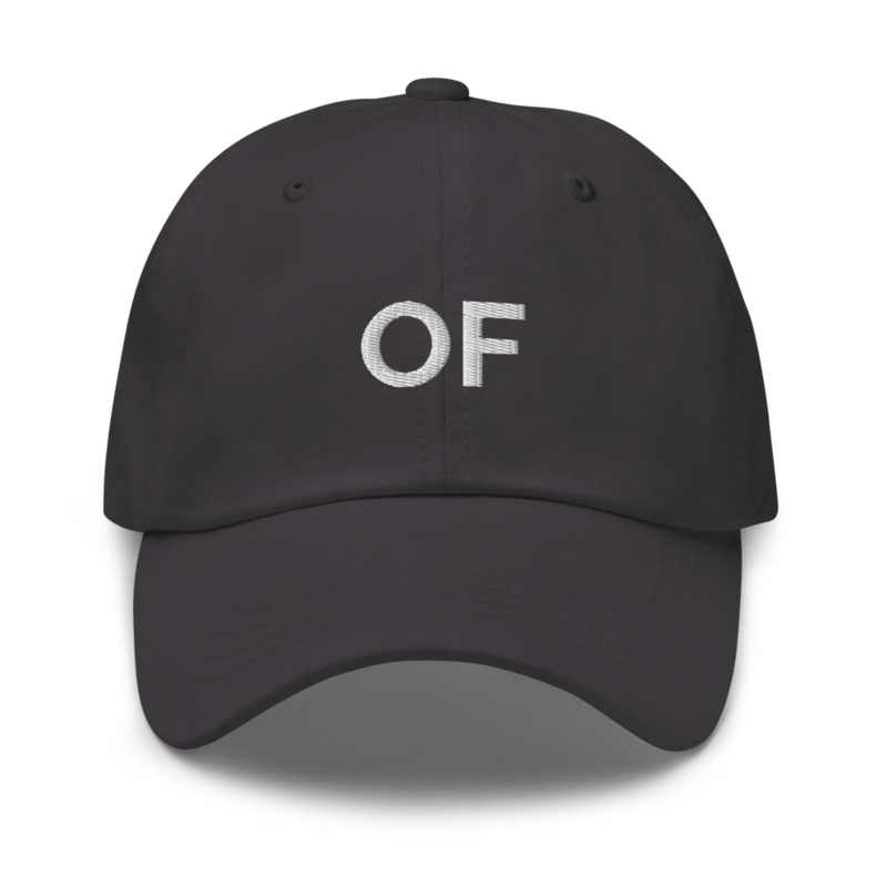 Of Hat - Dark Grey