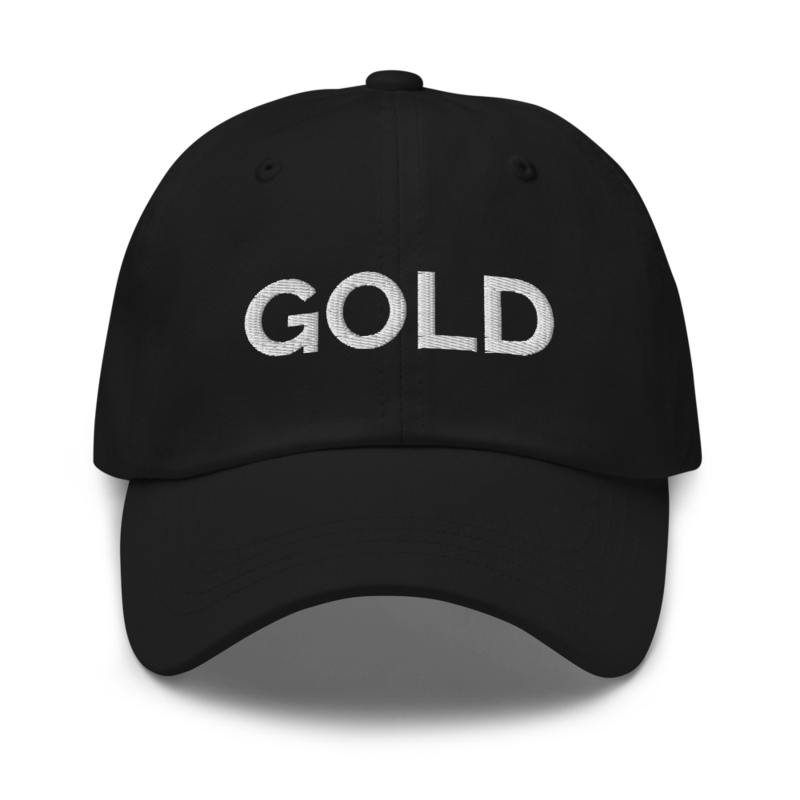 Gold Hat - Black