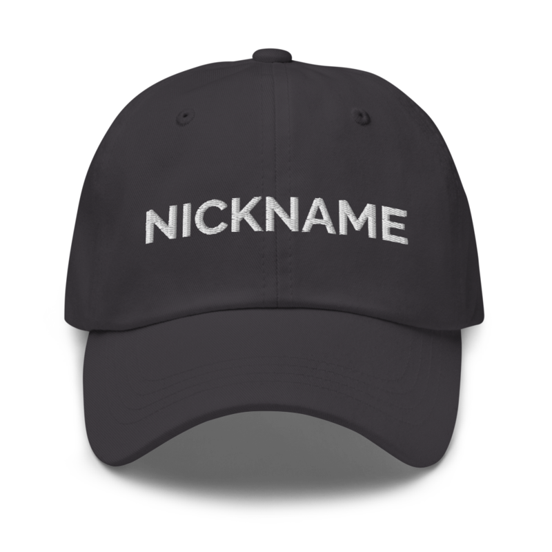 Nickname Hat - Dark Grey