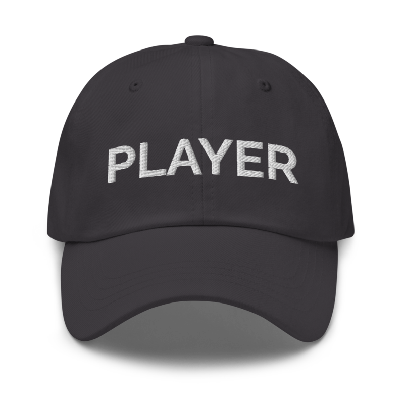 Player Hat - Dark Grey