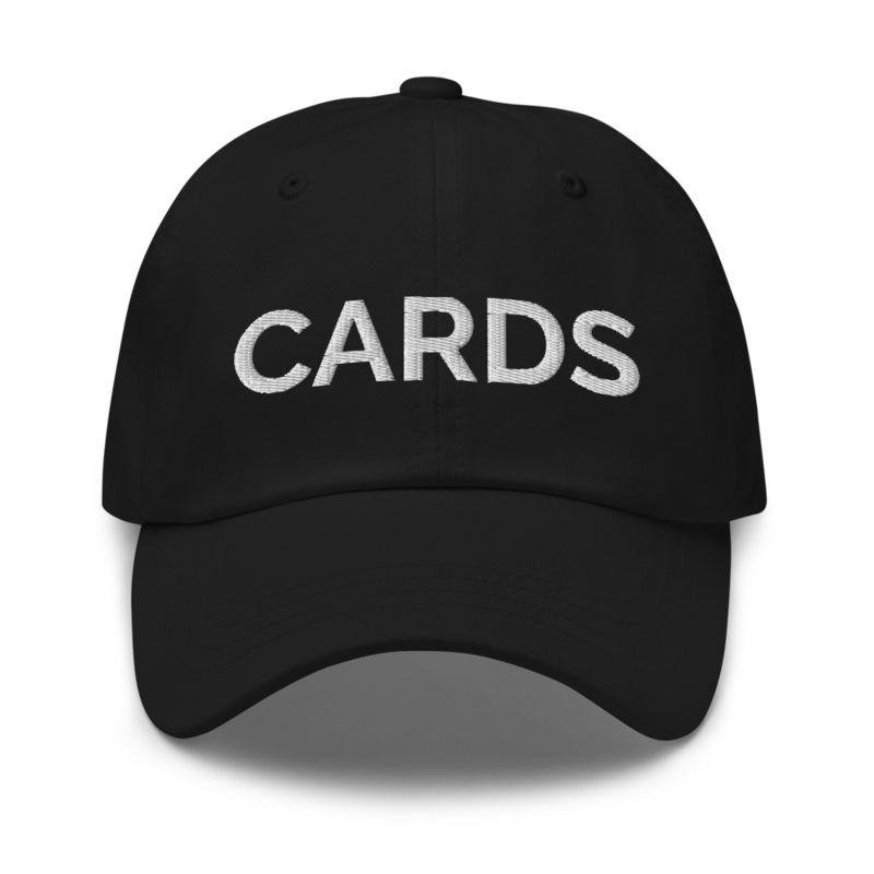 Cards Hat - Black