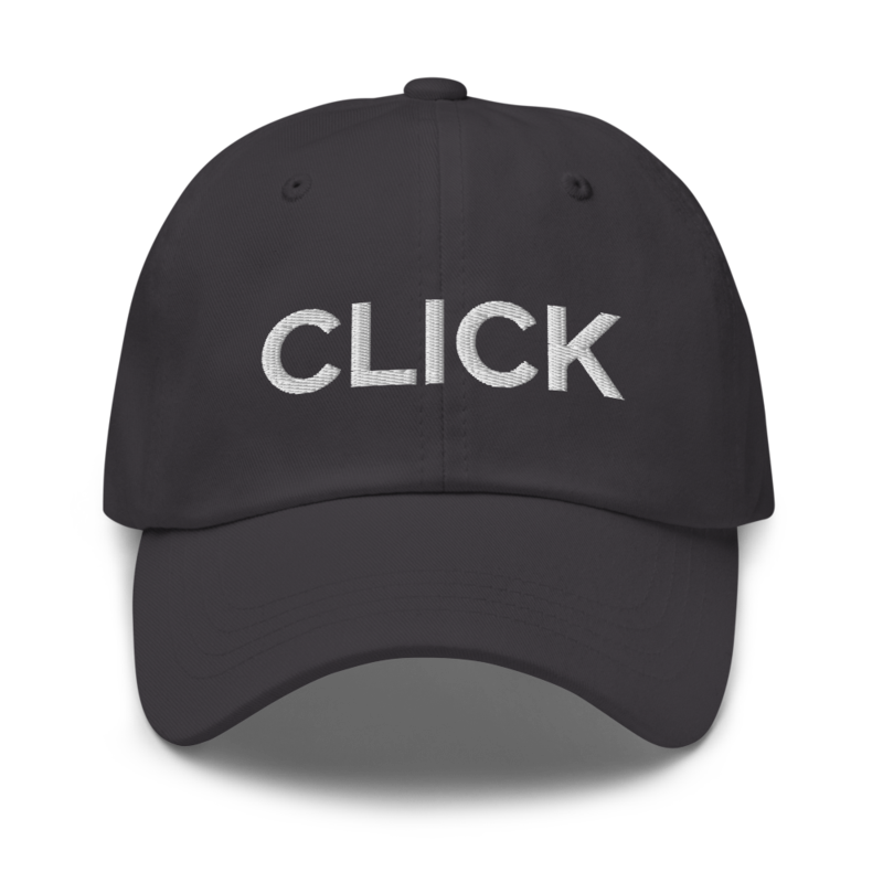 Click Hat - Dark Grey