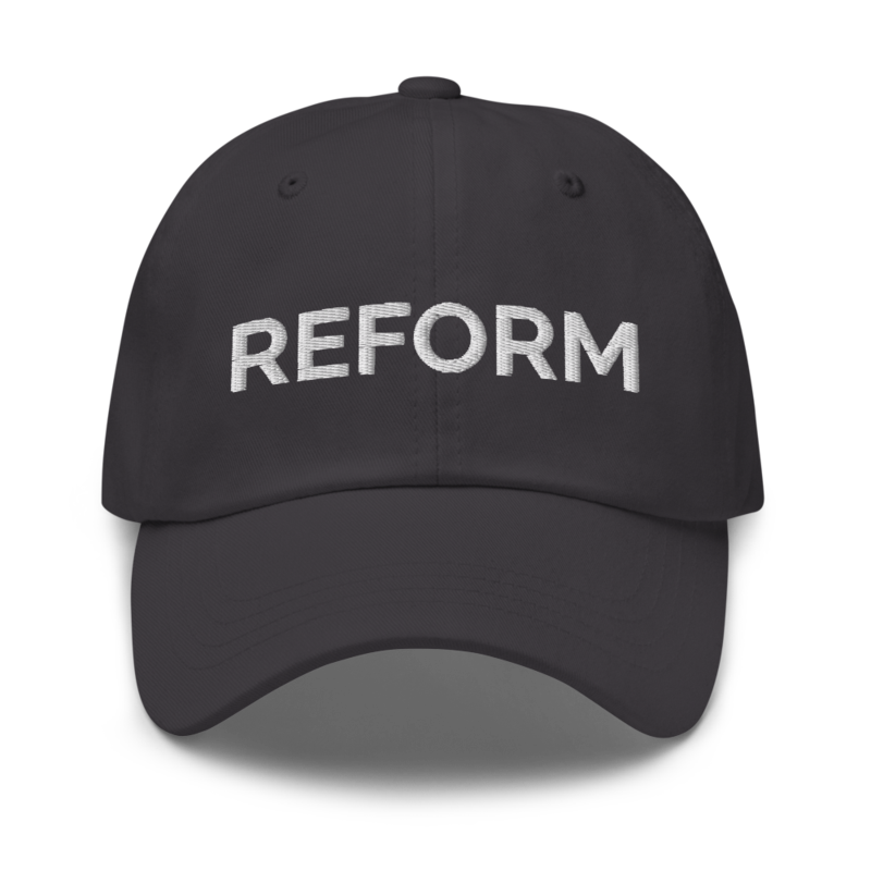 Reform Hat - Dark Grey