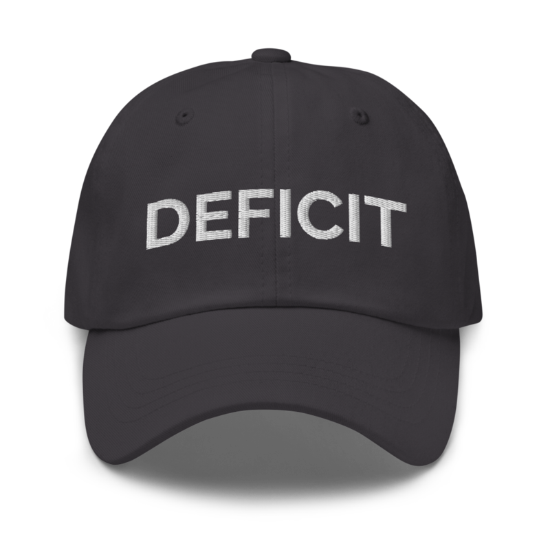Deficit Hat - Dark Grey