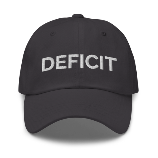 Deficit Hat - Dark Grey