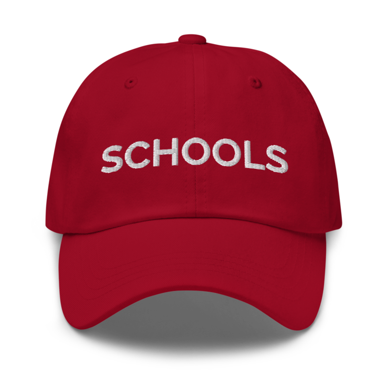 Schools Hat - Cranberry