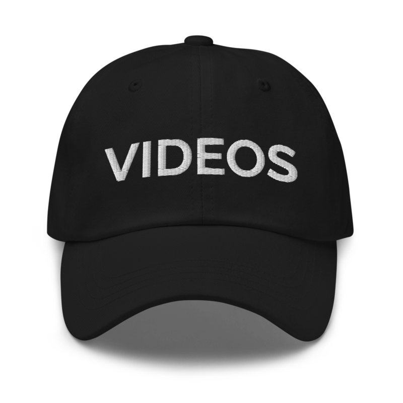 Videos Hat - Black