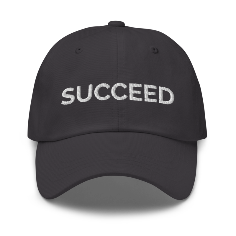 Succeed Hat - Dark Grey