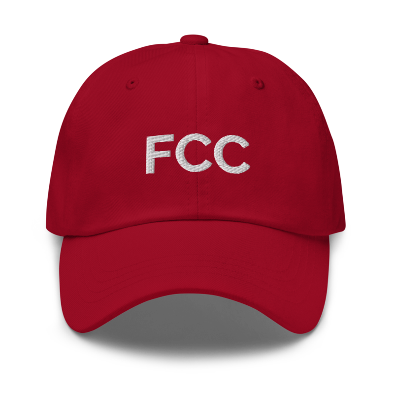 Fcc Hat - Cranberry