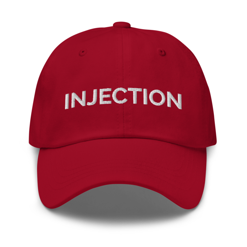 Injection Hat - Cranberry