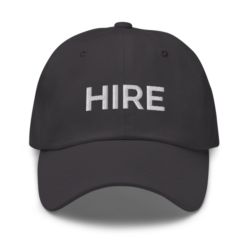 Hire Hat - Dark Grey