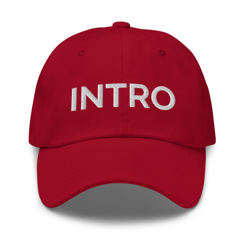 Intro Hat - Cranberry