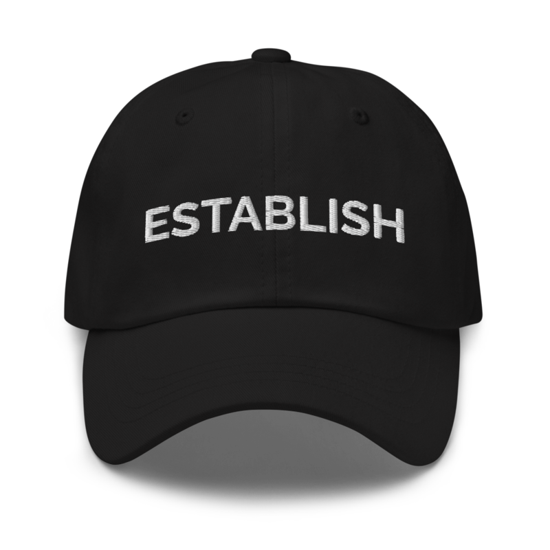 Establish Hat - Black