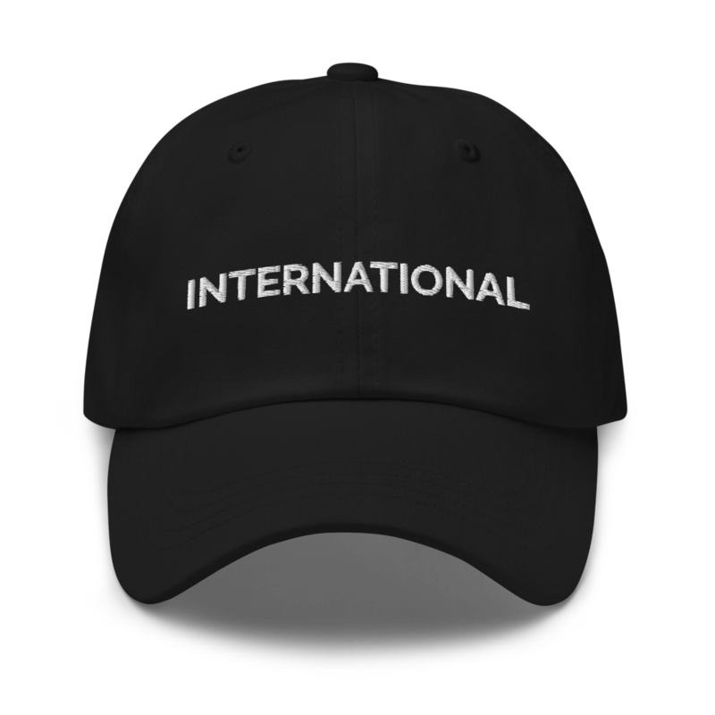 International Hat - Black