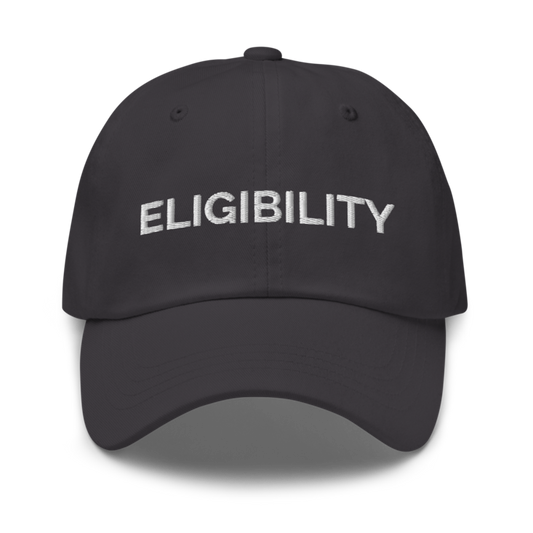 Eligibility Hat - Dark Grey