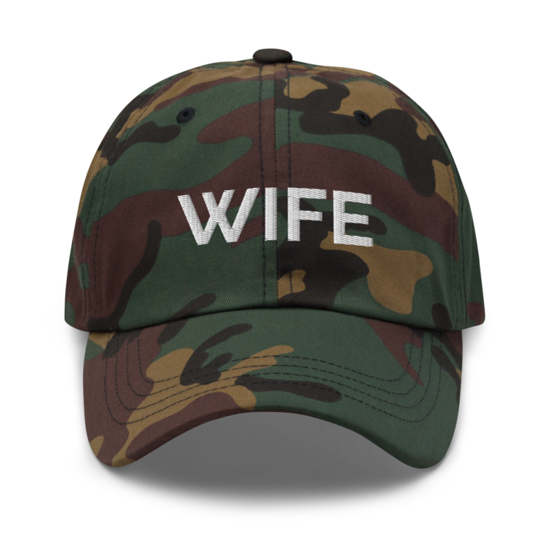 Wife Hat - Green Camo