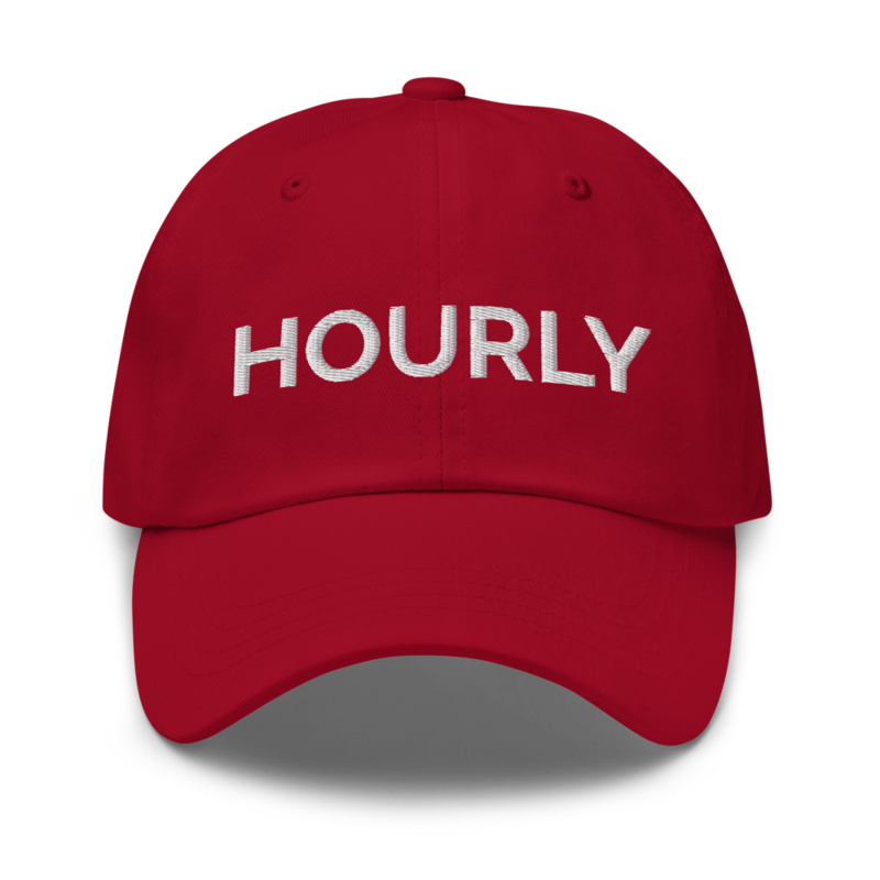 Hourly Hat - Cranberry