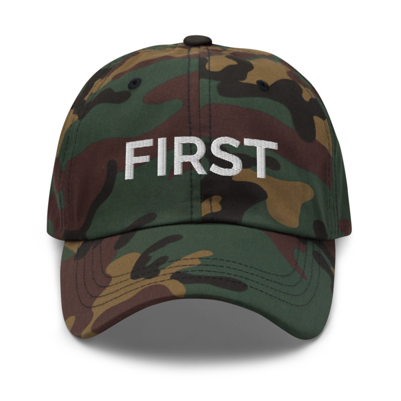 First Hat - Green Camo