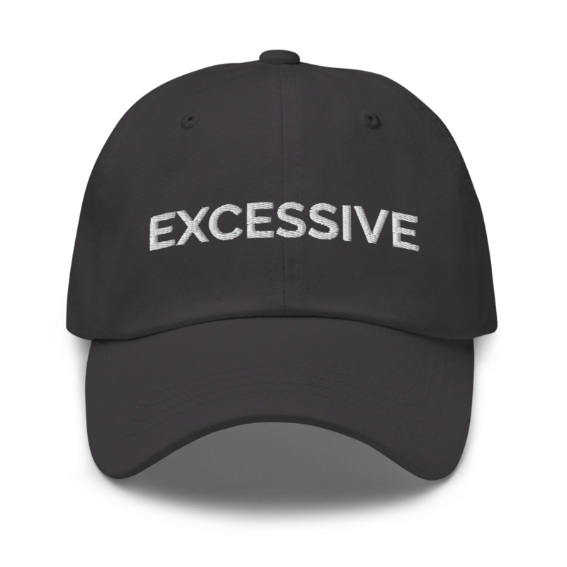Excessive Hat - Dark Grey
