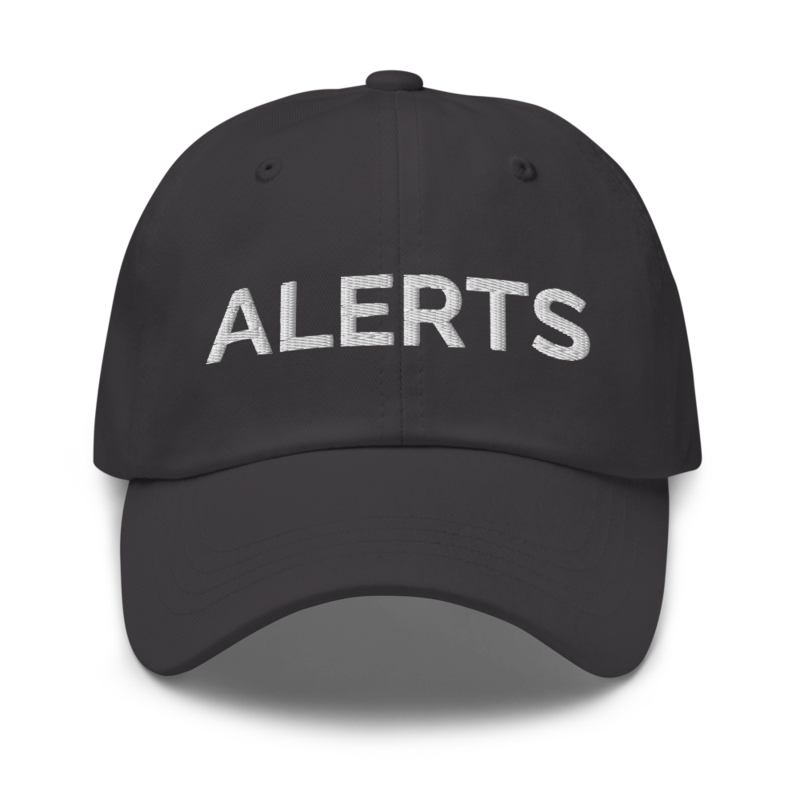 Alerts Hat - Dark Grey