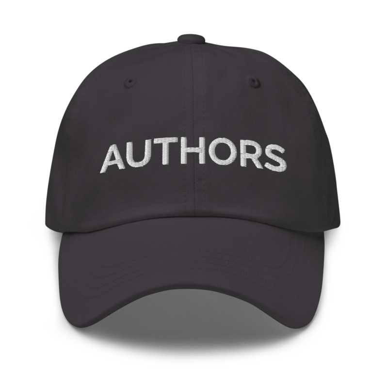 Authors Hat - Dark Grey