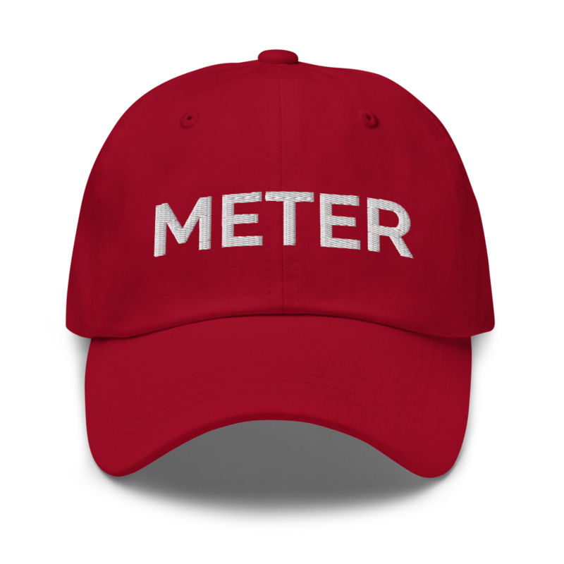 Meter Hat - Cranberry