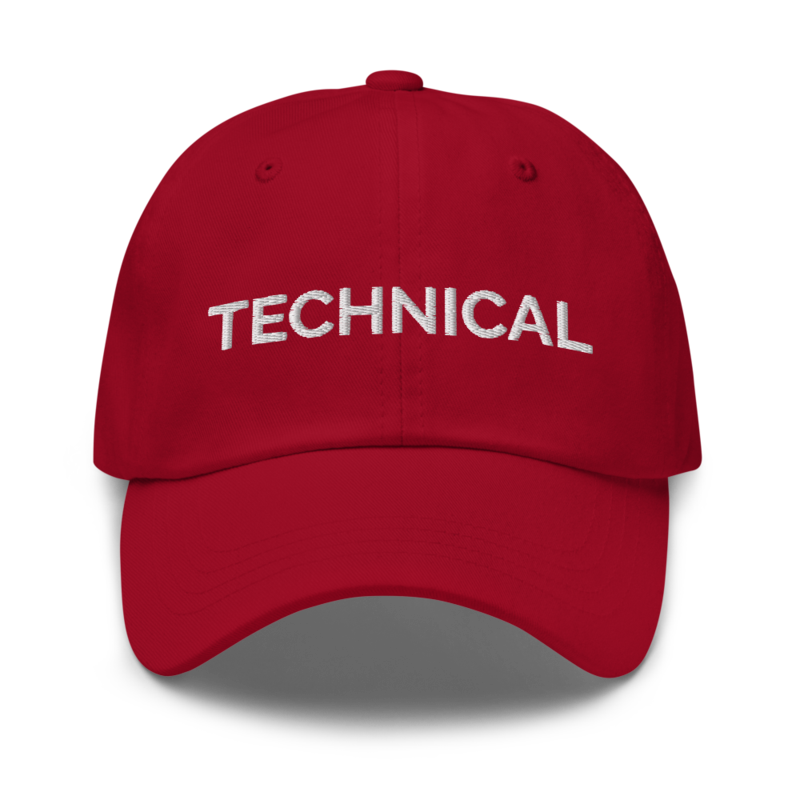 Technical Hat - Cranberry