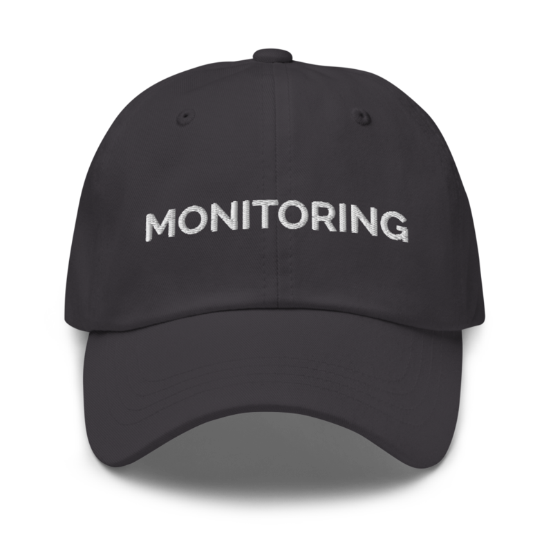 Monitoring Hat - Dark Grey