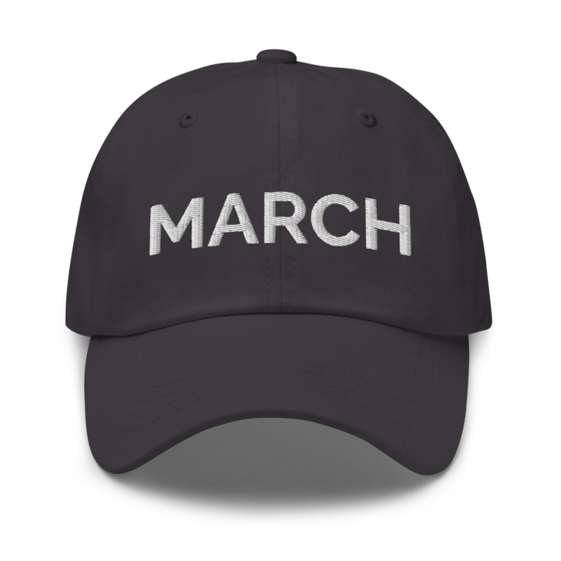 March Hat - Dark Grey