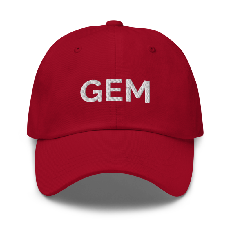 Gem Hat - Cranberry