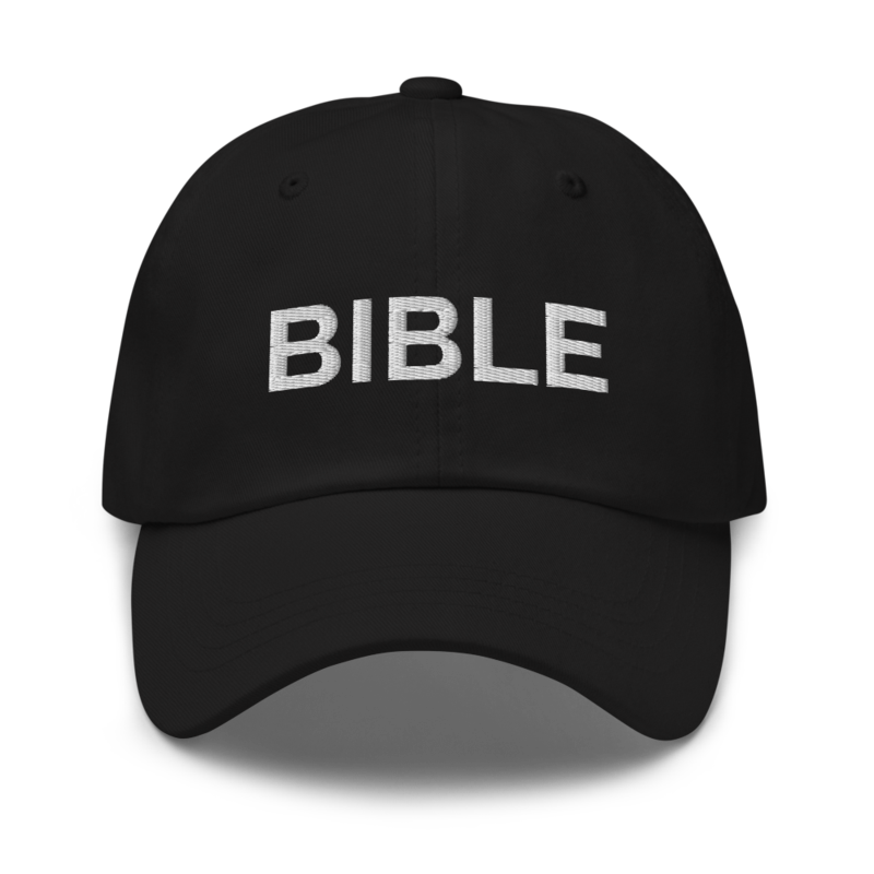 Bible Hat - Black