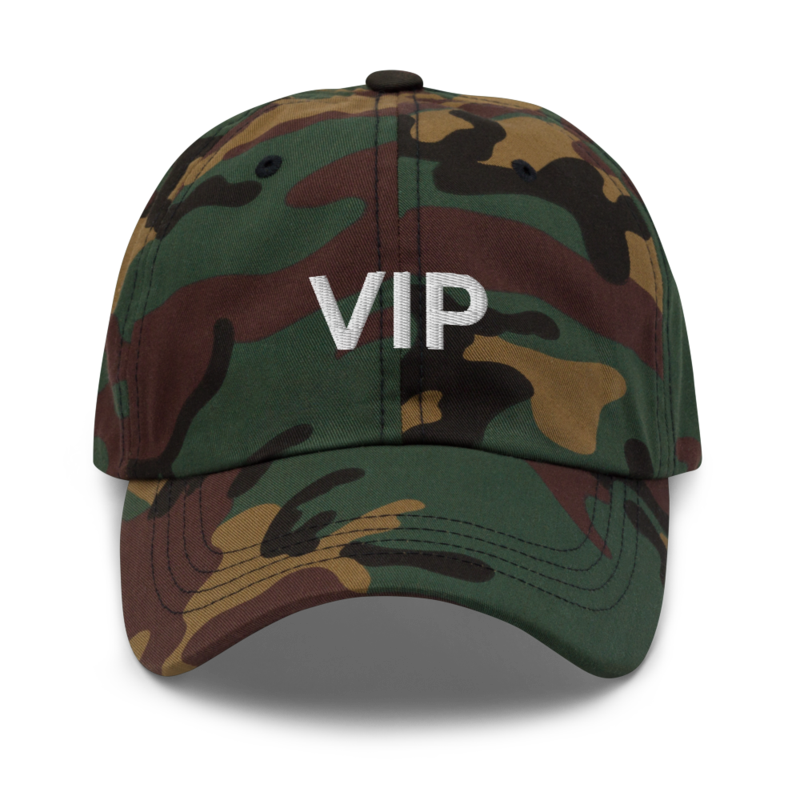Vip Hat - Green Camo
