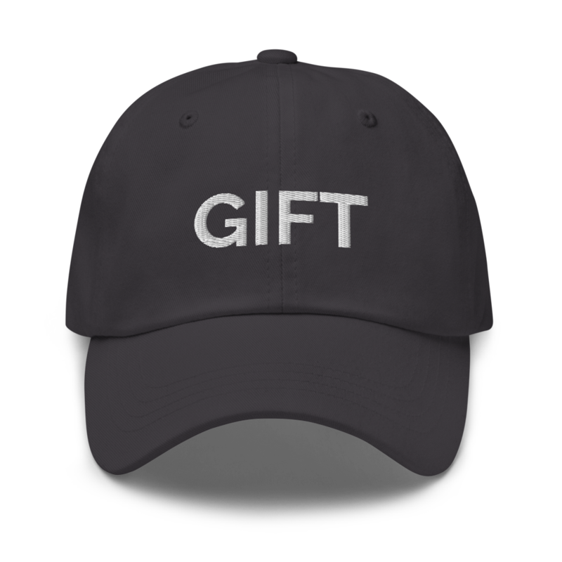 Gift Hat - Dark Grey