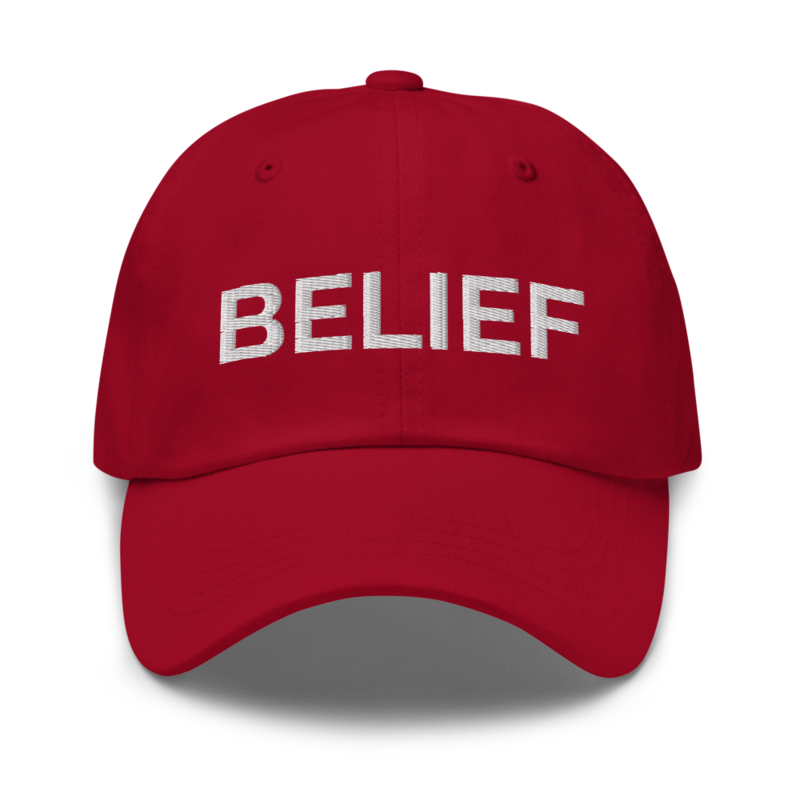 Belief Hat - Cranberry