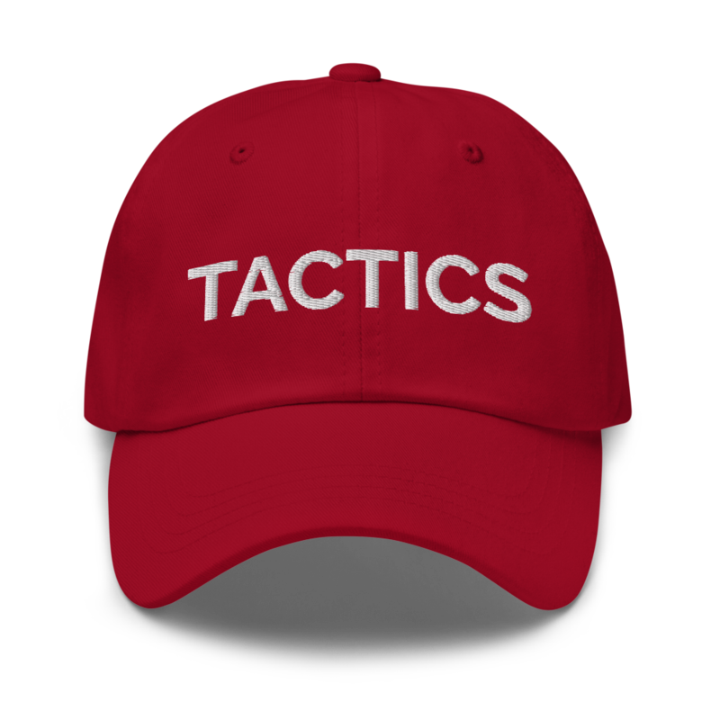 Tactics Hat - Cranberry