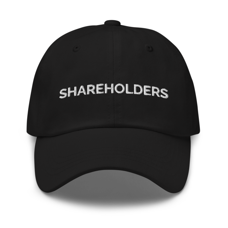 Shareholders Hat - Black
