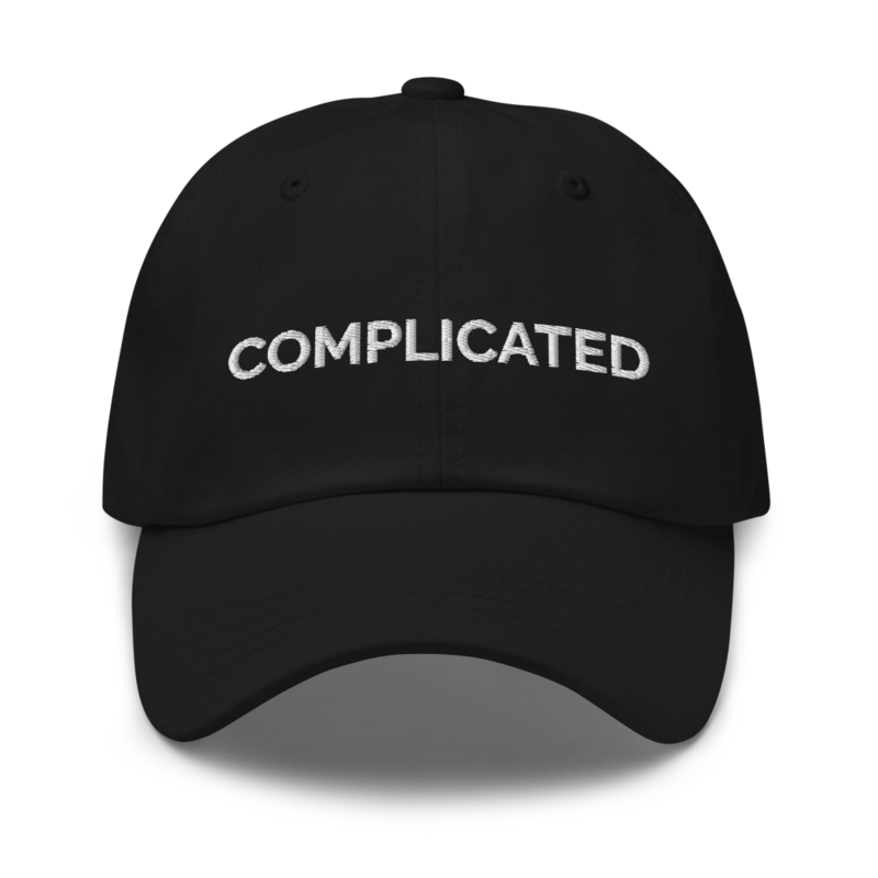 Complicated Hat - Black