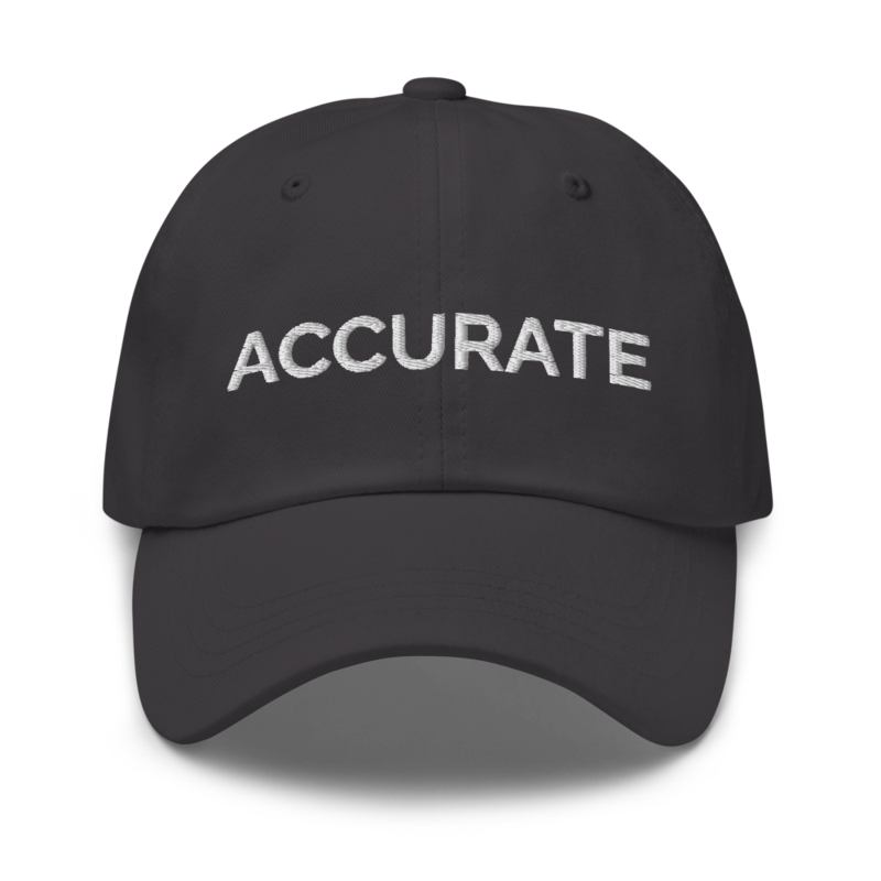 Accurate Hat - Dark Grey