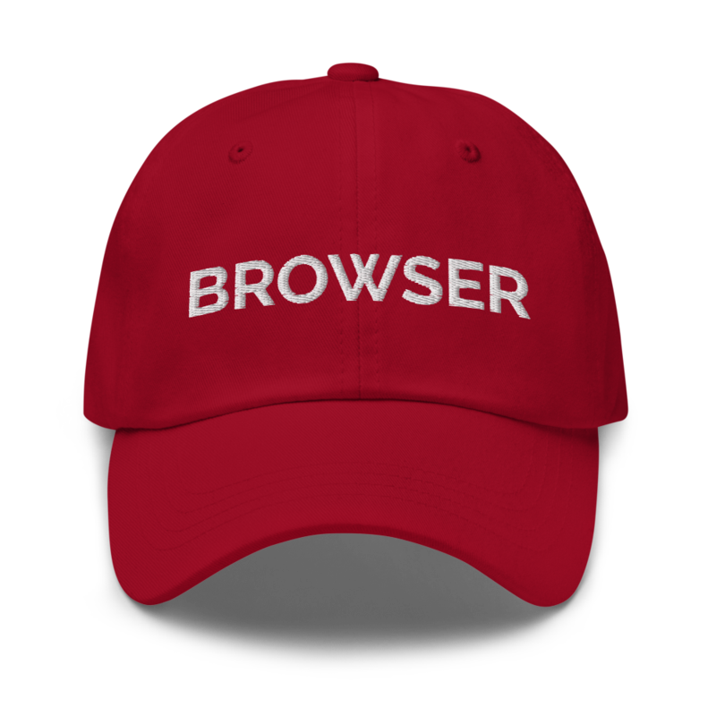 Browser Hat - Cranberry