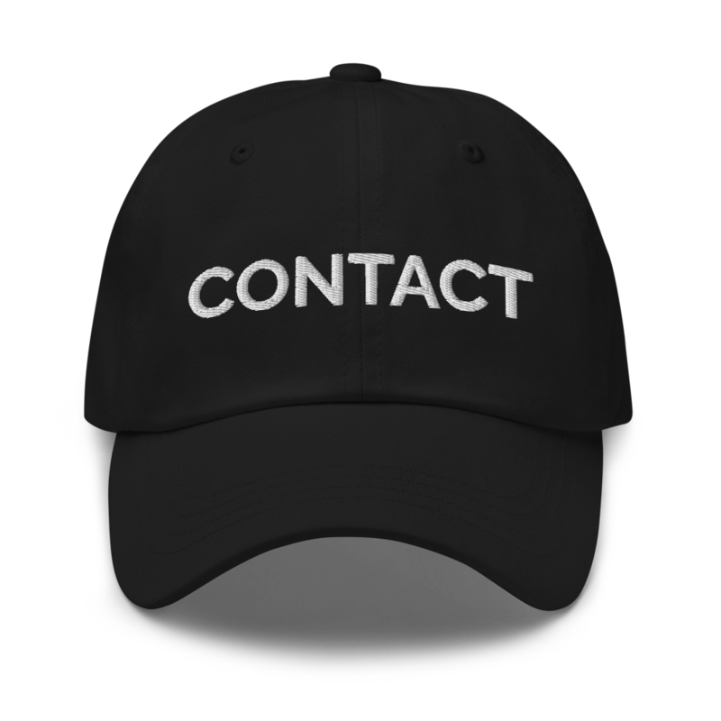 Contact Hat - Black