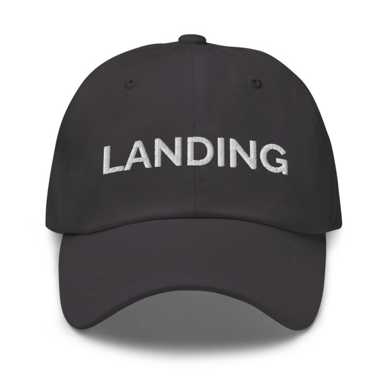 Landing Hat - Dark Grey