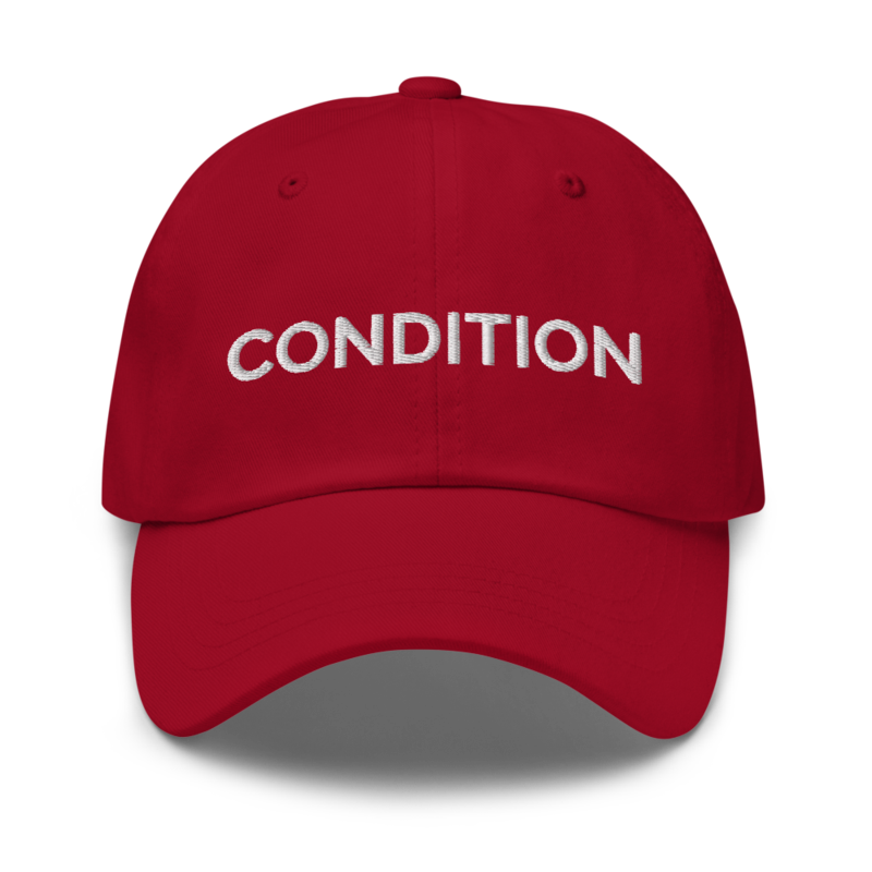 Condition Hat - Cranberry