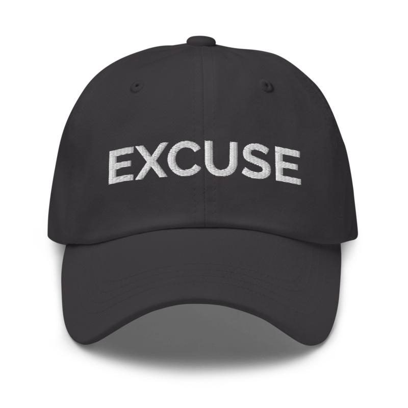 Excuse Hat - Dark Grey