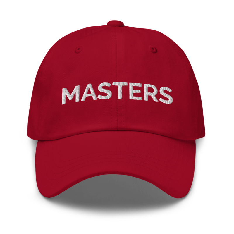Masters Hat - Cranberry