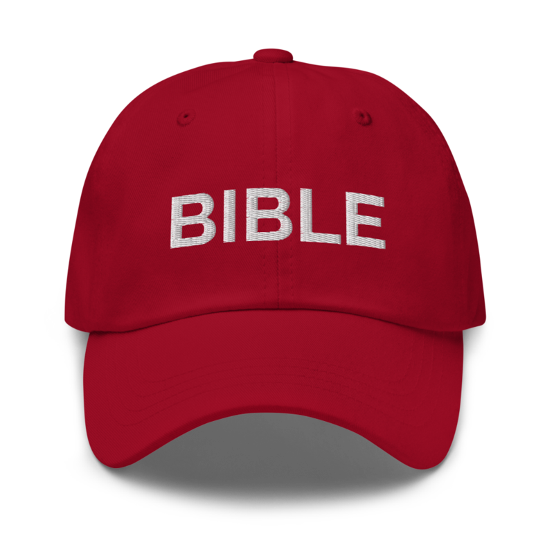 Bible Hat - Cranberry